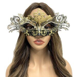 Women Costume Venetian mask Feather Masquerade Party Masks